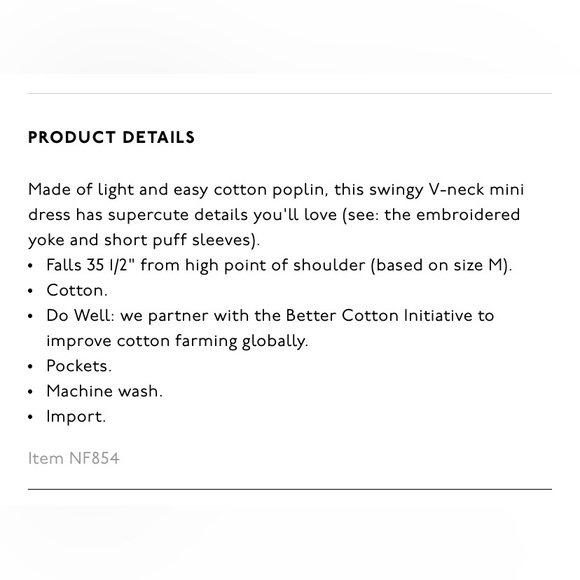 Madewell Embroidered Poplin V Neck Mini Dress NF854 - Picture 6 of 11